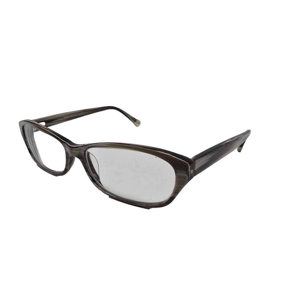 Cole Haan Eyeglasses, Frames Only, L.135MM Natural Horn CH941 Gold‎ Accent
